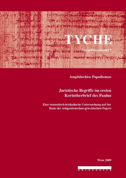 Tyche Supplement 7 (2009) - Amphilochios Papathomas