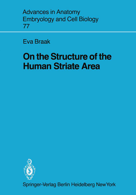 On the Structure of the Human Striate Area - E. Braak