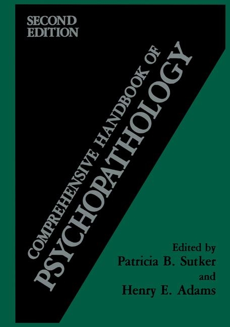 Comprehensive Handbook of Psychopathology - 