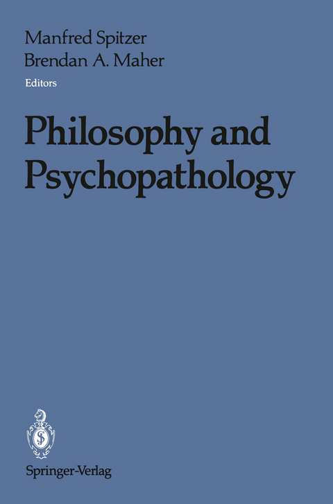 Philosophy and Psychopathology - 