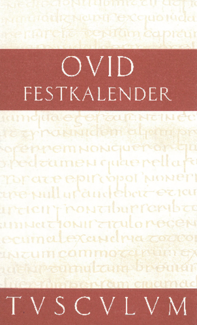 Festkalender Roms -  Ovid