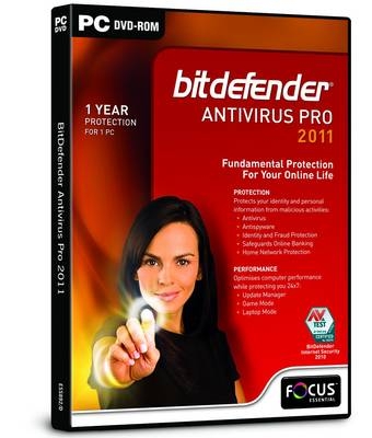 BitDefender Antivirus 2011 - 1 Year 1 User (ESS892D)