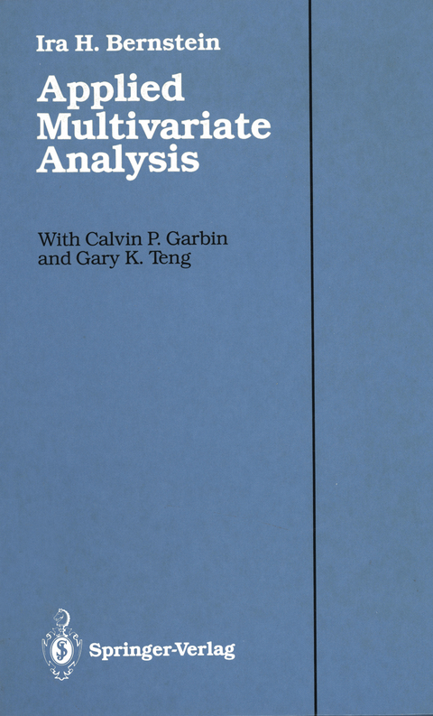 Applied Multivariate Analysis - Ira H. Bernstein