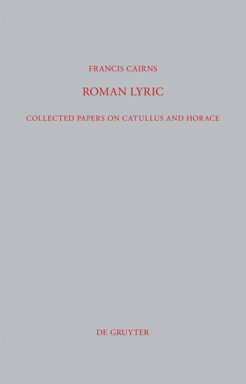 Roman Lyric - Francis Cairns