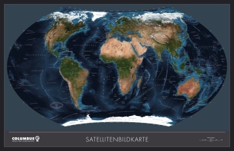 COLUMBUS Weltkarte SATELLIT TING KOMPATIBEL