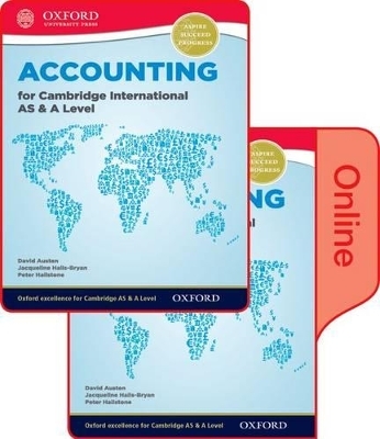 Accounting for Cambridge International AS & A Level - David Austen, Jacqueline Halls-Bryan, Peter Hailstone