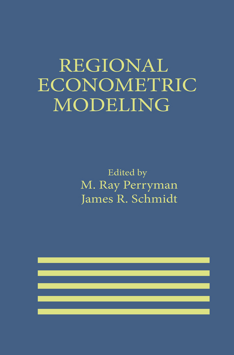 Regional Econometric Modeling - 