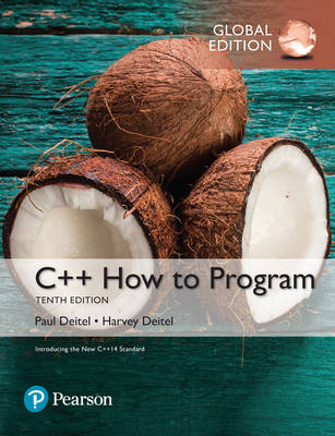 C++ How to Program, Global Edition -- MyLab Programming with Pearson eText - Paul Deitel, Harvey Deitel