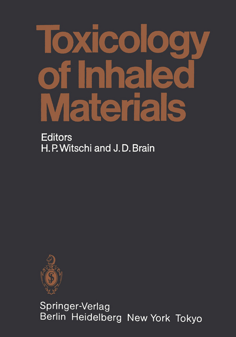 Toxicology of Inhaled Materials - 