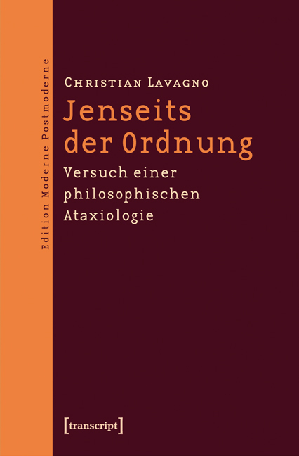 Jenseits der Ordnung - Christian Lavagno