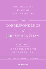 The Correspondence of Jeremy Bentham, Volume 4 - Jeremy Bentham