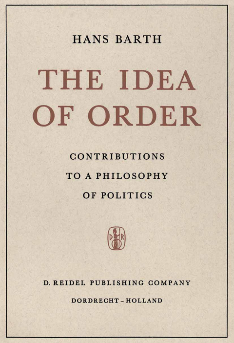 The Idea of Order - H. Barth
