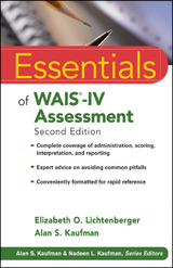 Essentials of WAIS-IV Assessment - Elizabeth O. Lichtenberger, Alan S. Kaufman
