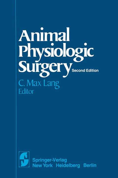 Animal Physiologic Surgery - 