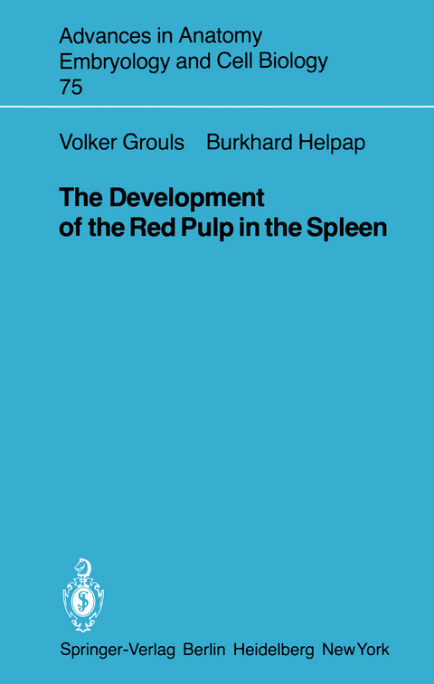 The Development of the Red Pulp in the Spleen - V. Grouls, B. Helpap