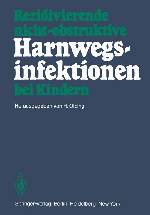 Rezidivierende nicht-obstruktive Harnwegsinfektionen bei Kindern - 