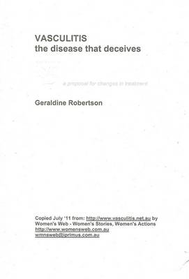 Vasculitis - Geraldine Robertson