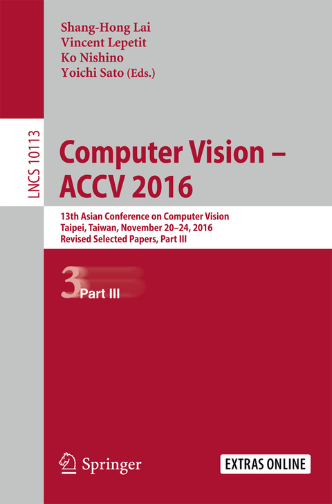 Computer Vision – ACCV 2016 - 