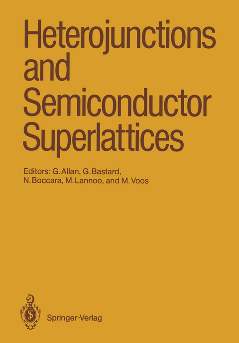 Heterojunctions and Semiconductor Superlattices - 