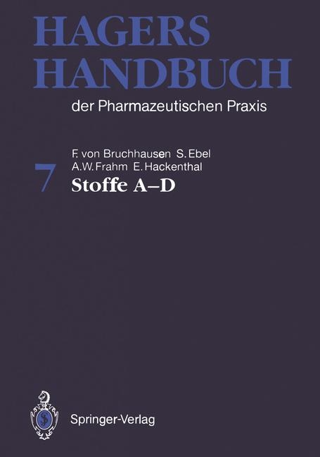 Handbuch der Pharmazeutischen Praxis -  Hager