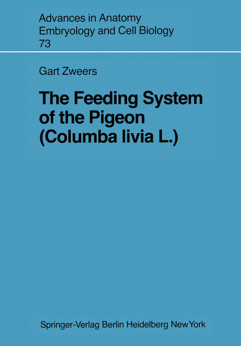 The Feeding System of the Pigeon (Columba livia L.) - Gart A. Zweers