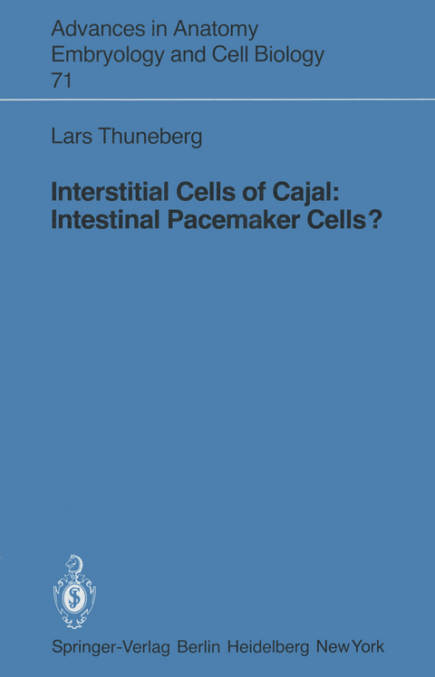 Interstitial Cells of Cajal: Intestinal Pacemaker Cells? - Lars Thuneberg
