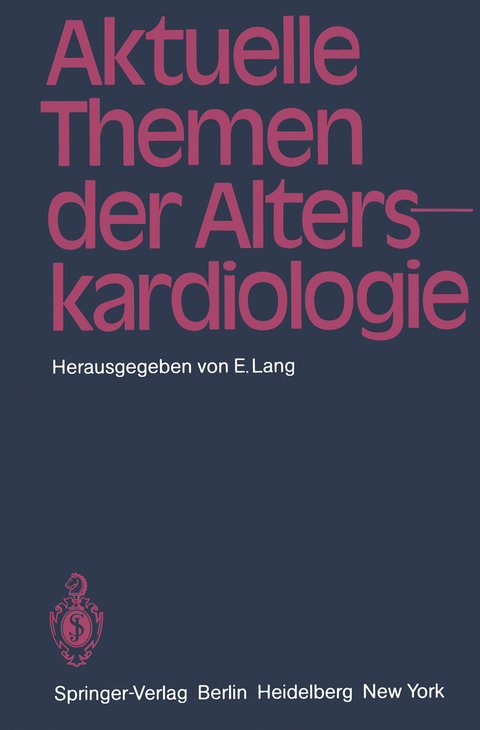 Aktuelle Themen der Alterskardiologie - 