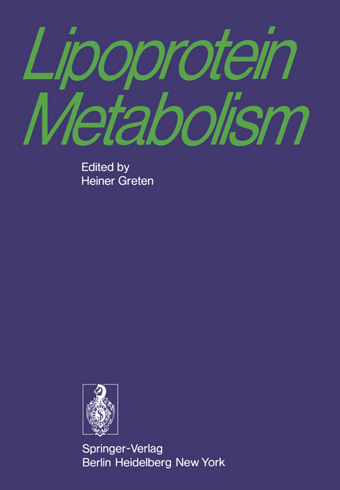 Lipoprotein Metabolism - 