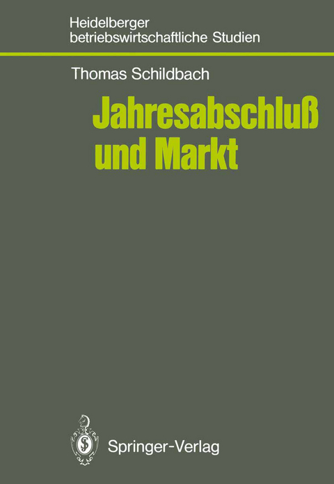 Jahresabschluß und Markt - Thomas Schildbach