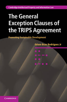 The General Exception Clauses of the TRIPS Agreement - Jr Beas Rodrigues  Edson