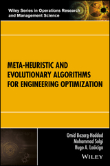 Meta-heuristic and Evolutionary Algorithms for Engineering Optimization -  Omid Bozorg-Haddad,  Mohammad Solgi,  Hugo A. Lo iciga