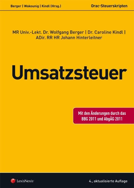 Steuerrecht - Umsatzsteuer - Wolfgang Berger, Johann Hinterleitner, Caroline Kindl