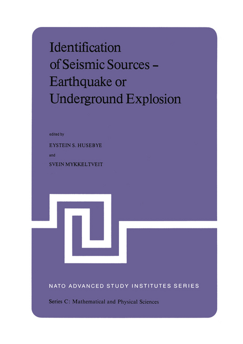 Identification of Seismic Sources — Earthquake or Underground Explosion - 