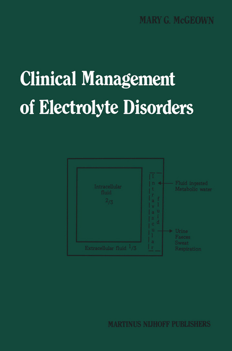 Clinical Management of Electrolyte Disorders - Mary G. McGeown