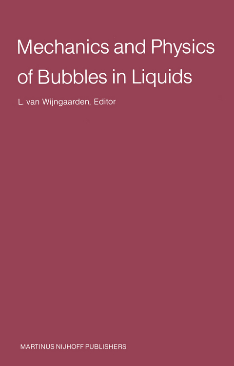 Mechanics and Physics of Bubbles in Liquids - 