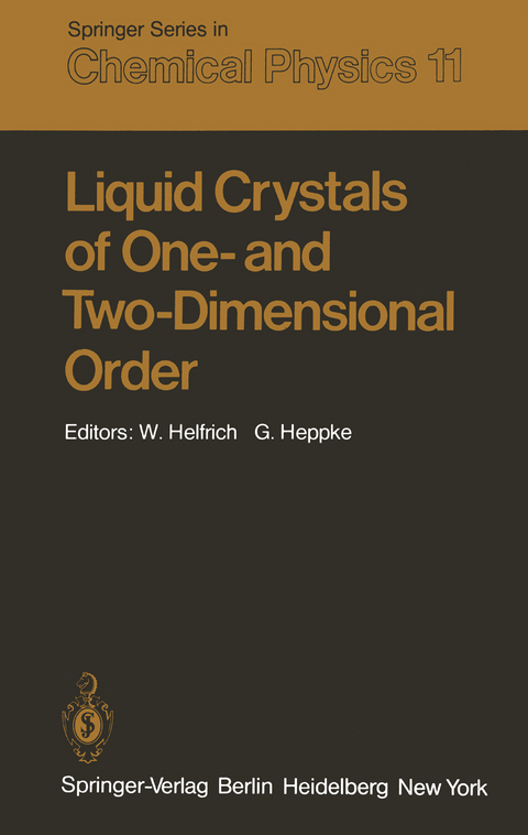 Liquid Crystals of One- and Two-Dimensional Order - 