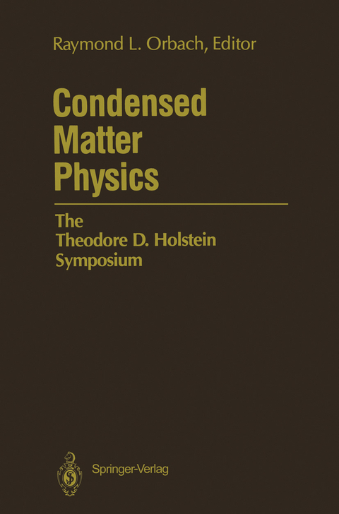 Condensed Matter Physics - 