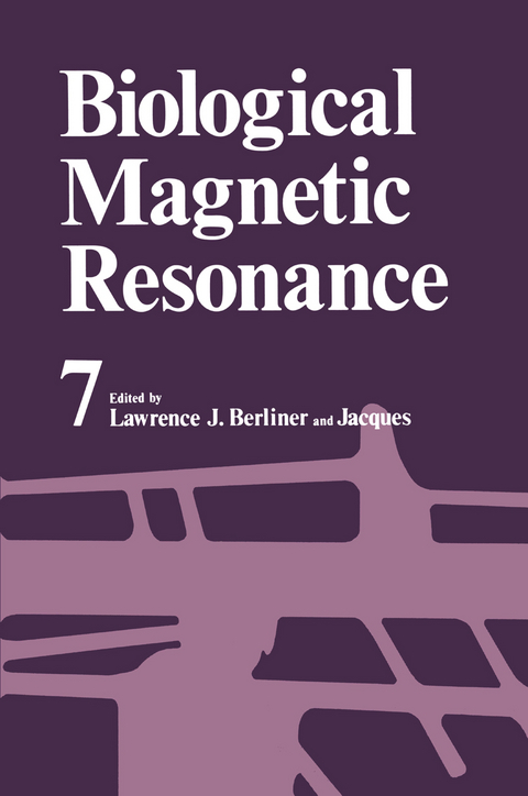 Biological Magnetic Resonance - Lawrence Berliner, Jacques Reuben