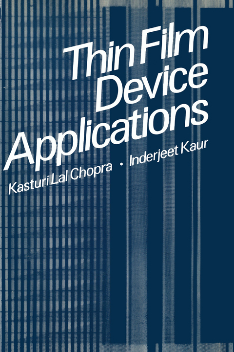 Thin Film Device Applications - Kasturi Chopra