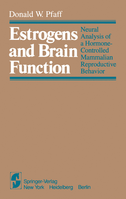 Estrogens and Brain Function - D.W. Pfaff