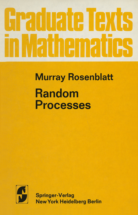 Random Processes - M. Rosenblatt