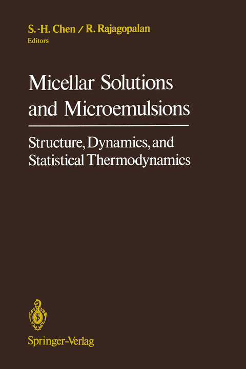 Micellar Solutions and Microemulsions - 