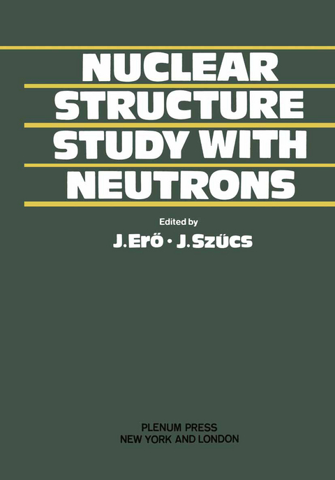 Nuclear Structure Study with Neutrons - 