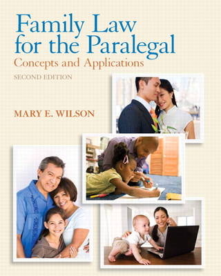 Family Law for the Paralegal - Mary E. Wilson