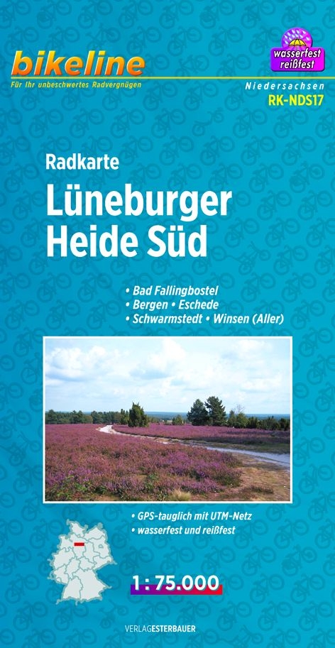 Radkarte Lüneburger Heide Süd (RK-NDS17) - 