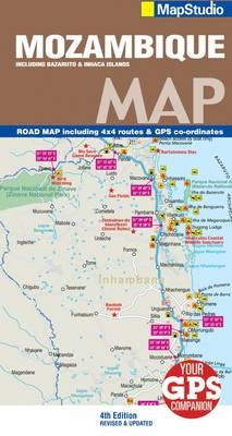 Road map Mozambique -  Map Studio