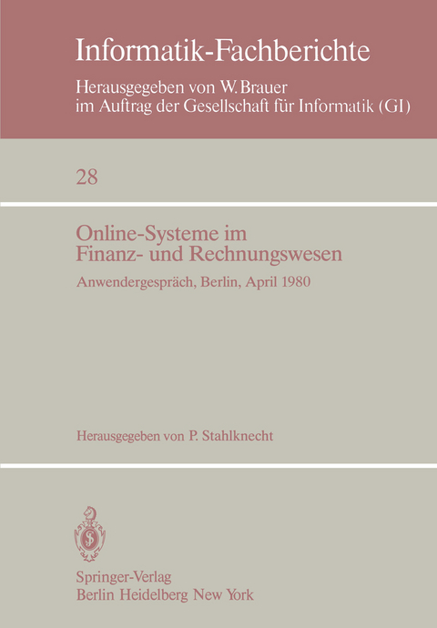 Online-Systeme im Finanz- und Rechnungswesen - 