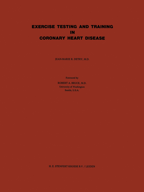 Exercise Testing and Training in Coronary Heart Disease - J.M.R. Detry