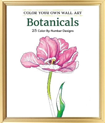 Color Your Own Wall Art Botanicals -  Adams Media