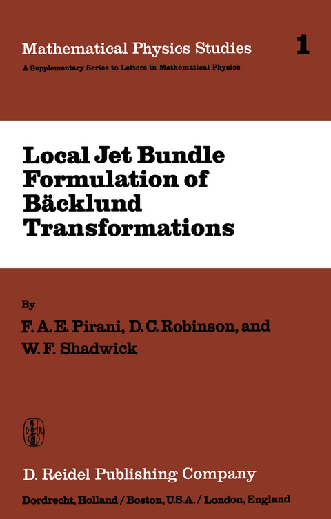 Local Jet Bundle Formulation of Bäckland Transformations - F.A.E. Pirani, D.C. Robinson, W.F. Shadwick